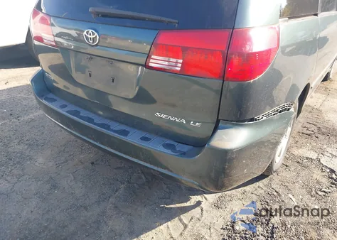2004 Toyota Sienna Le из США, поврежденный, VIN 5TDZA23CX4S217483